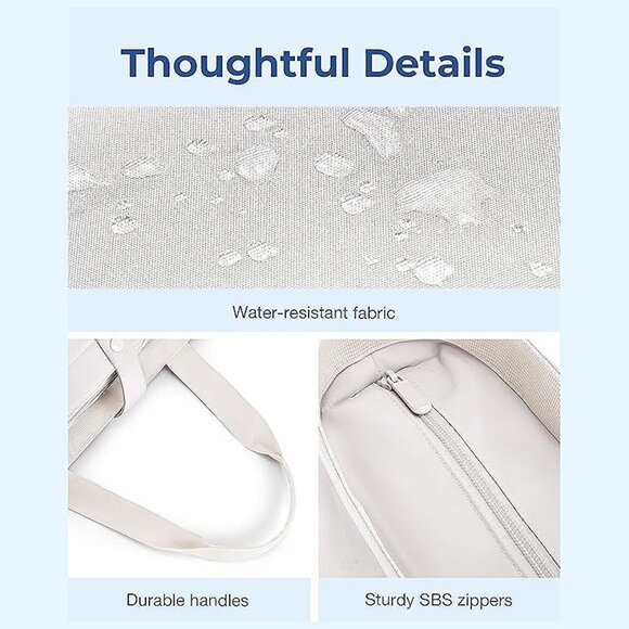 Tote Bag for Women, Beige - Picture 5 of 6